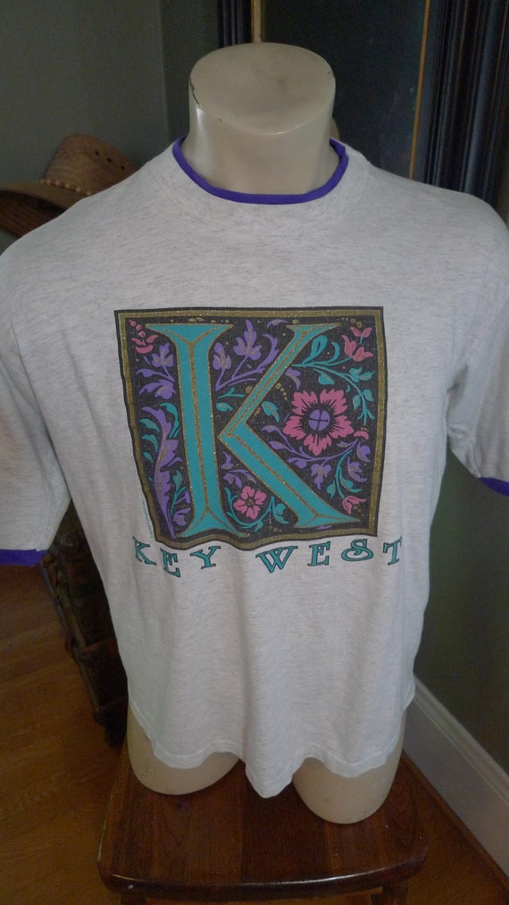 1991 Key West Florida Single Stitch Shirt * Mens … - image 1