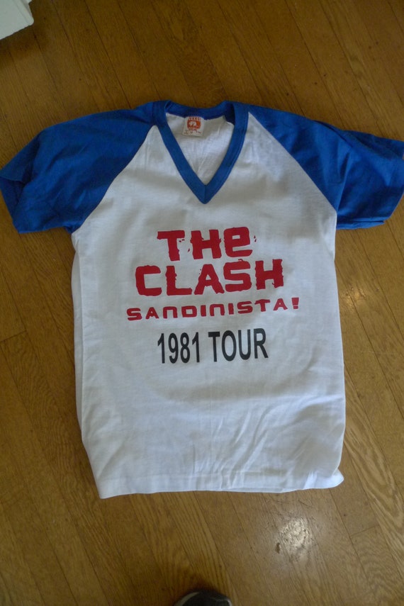 1981 The Clash Single Stitch Shirt (C) Licensed b… - image 2