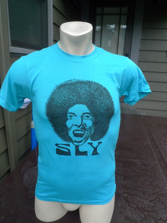 1980s Sly Stone Single Stitch Shirt (C) Licensed … - image 1