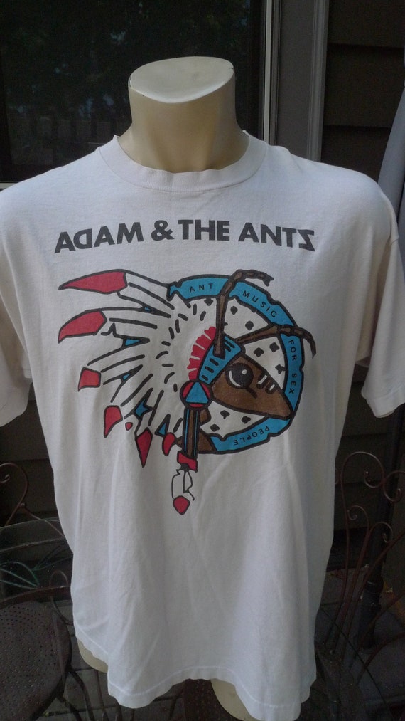 1983 Adam Ant Music for Sex People Concert Shirt * Mens XL (48) - Etsy