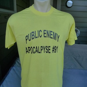1991 Public Enemy Screen Stars Single Stitch Shirt (C) Roach &#39;91 * Men&#39;s L (45)