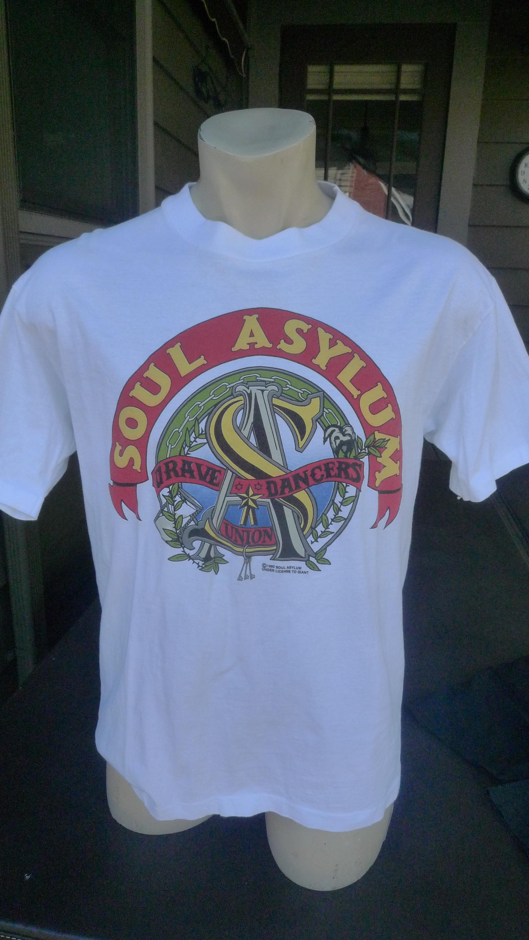 1992年 ソウル・アサイラム Soul Asylum UKツアーＴシャツ 1992年 ソウル・アサイラム Soul Asylum UKツアーTシャツ
