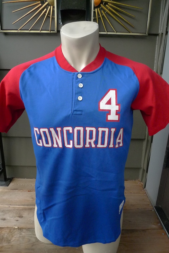 1970s Concordia Baseball Jersey Shirt * Mens Mediu