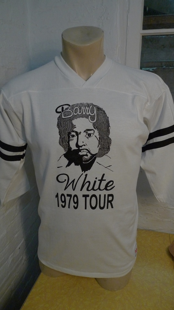 Size M (40) ** Dated 1979 Barry White Jersey Shirt