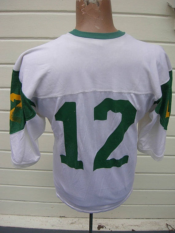 Amazing 1960s-70s Rayon Football Jersey * Mens Me… - image 2