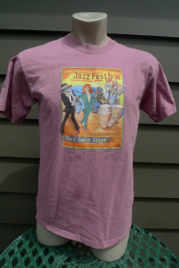 2000 San Jose Jazz Festival Concert Shirt * Men's 