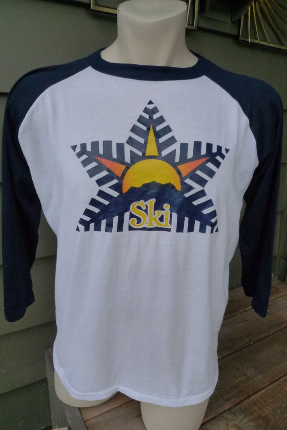 1970s Ski Single Stitch Shirt * Mens XL (48)