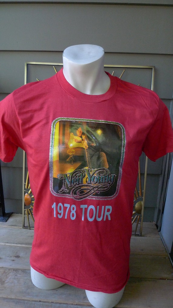 1978 Neil Young Single Stitch Shirt (C) Licensed R