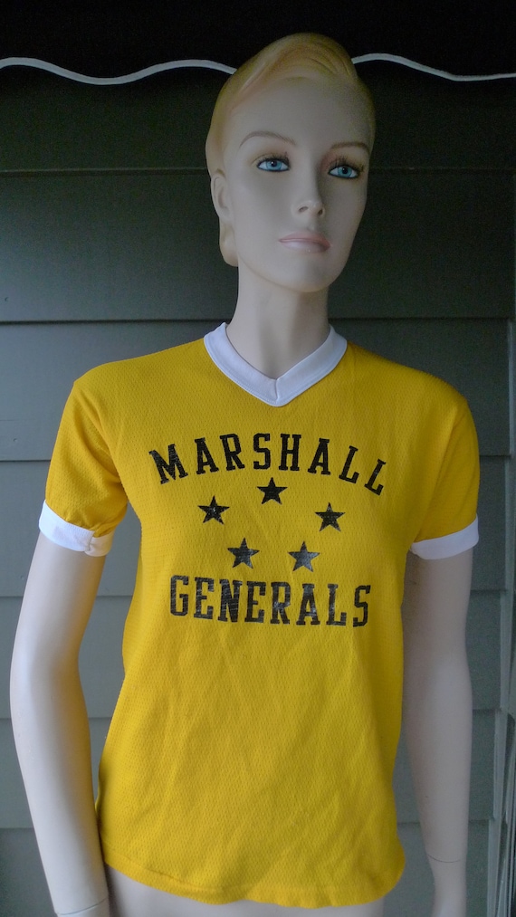 1970s Marshall Generals Atheltic Single Stitch Jer