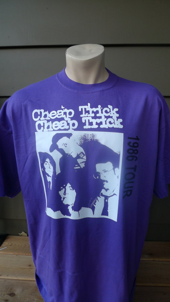 1986 Cheap Trick Single Stitch Shirt (C) Licensed 