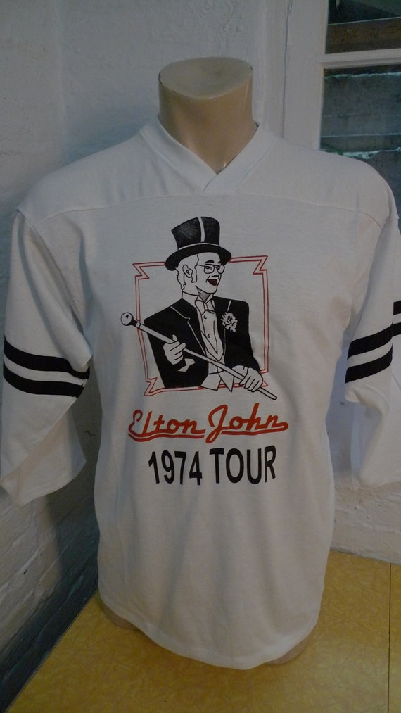 1974 Elton John Single Stitch Jersey (C) Licensed 