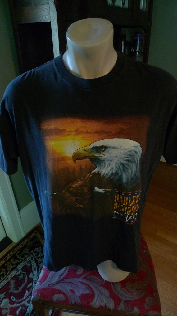 1992 chrome harley davidson single stitch tshirt