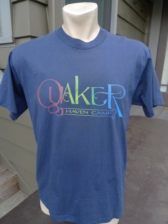 1980s Quaker Haven Camp (Indiana) Single Stitch Sh