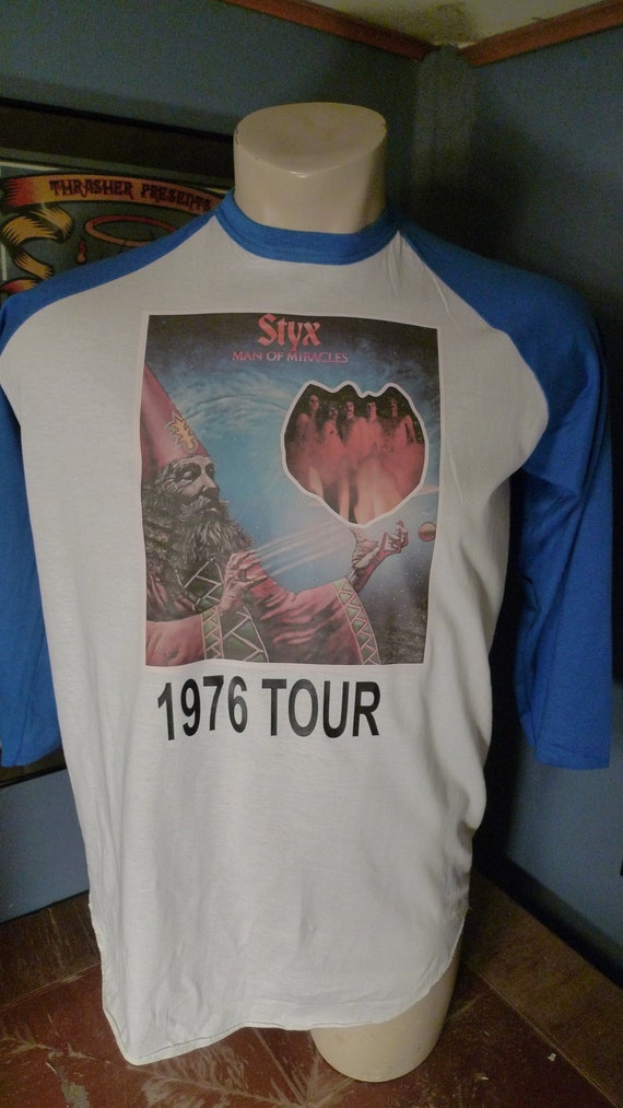 1976 Styx Man of Miracles Single Stitch Shirt (C) 