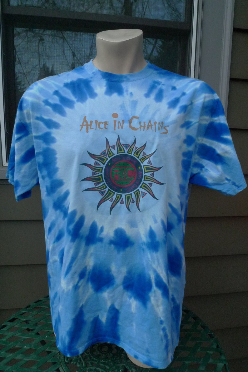 alice in chains tie dye shirt