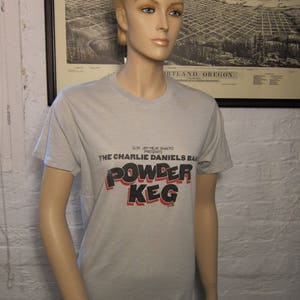 1987 Charlie Daniels Band Concert Single Stitch Shirt * Womens Med (39)