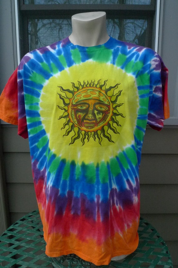 primitive tie dye shirt