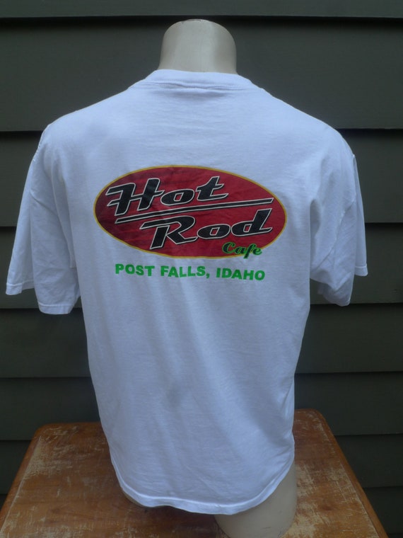 1990s Hot Rod Cafe (Post Falls, Idaho) Shirt * Men's … Gem