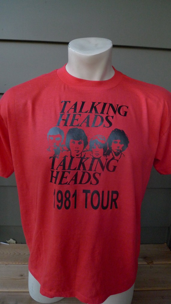Size L (45) ** Dated 1981 Talking Heads Shirt (Si