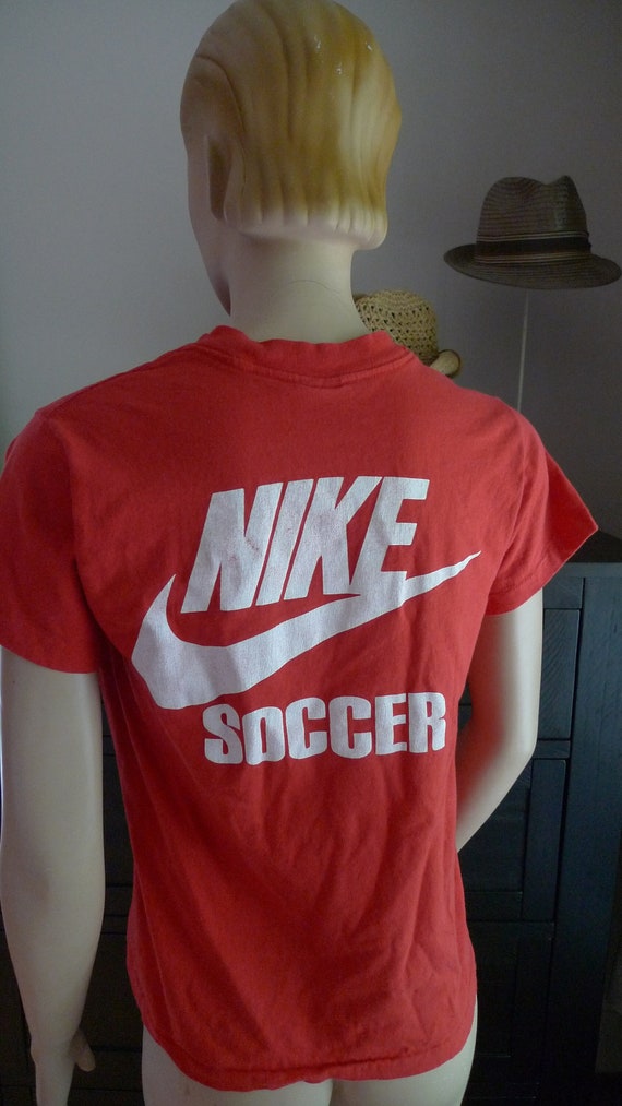 1980s Nike Soccer Single Stitch Shirt * Size Women