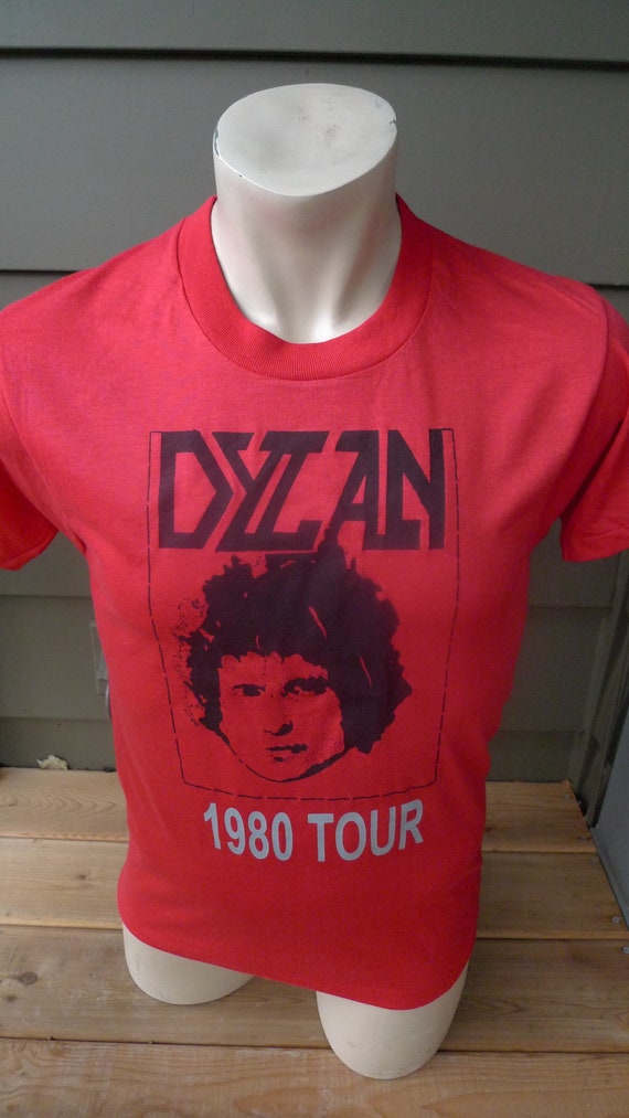 1980 Bob Dylan Single Stitch Shirt * Men's Medium 