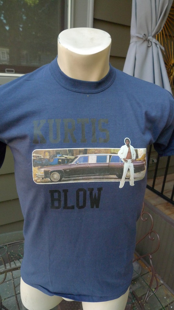 Early 1980s Kurtis Blow Single Stitch Shirt (C) L… - image 1