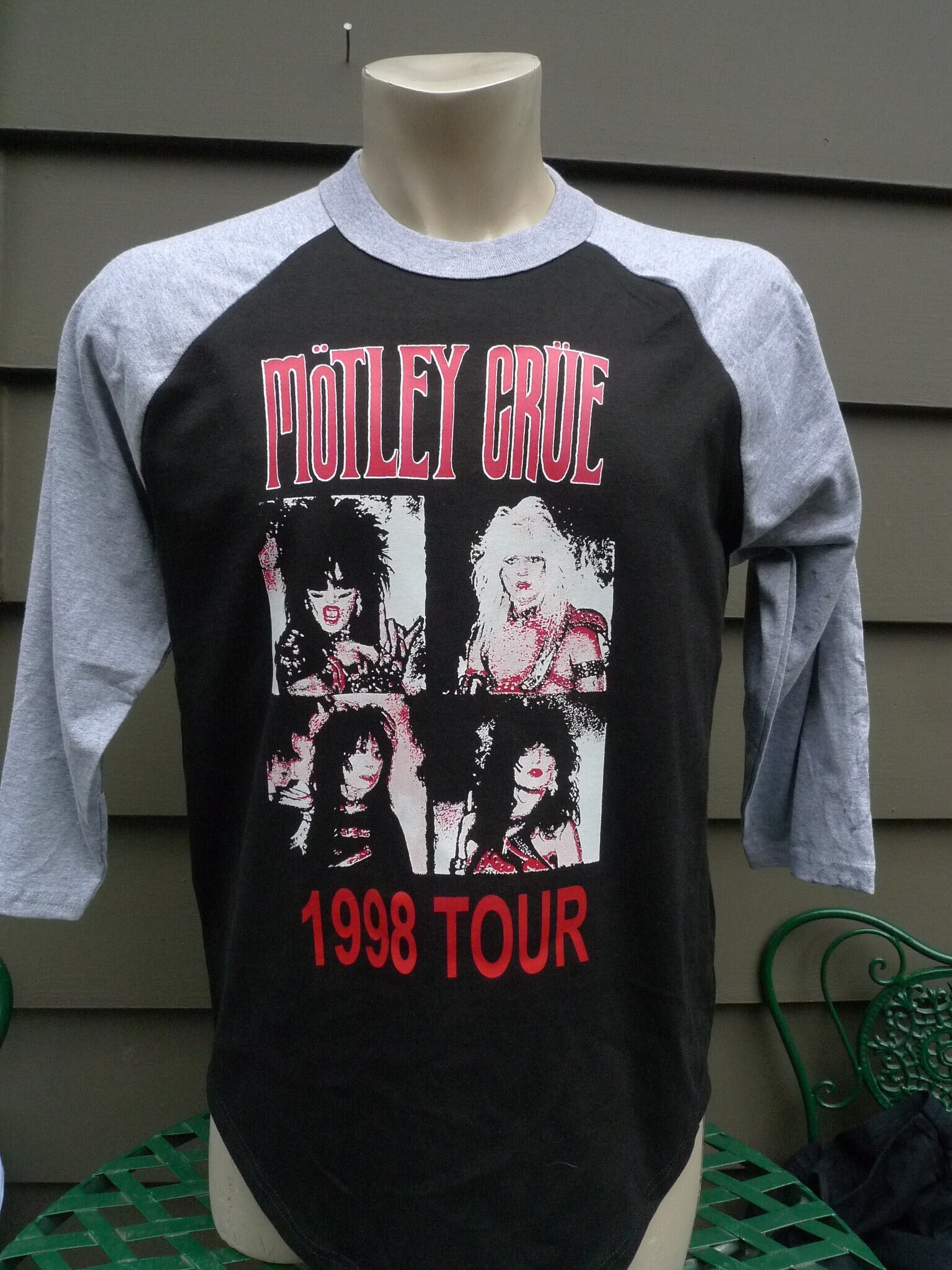 1998 Motley Crue Shirt C Licensed by Roach 1997 Mens ML 44 - Etsy