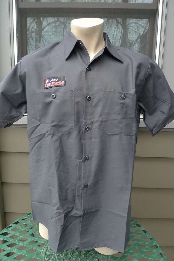 48 1990s Jeep Cherokee Work Shirt 