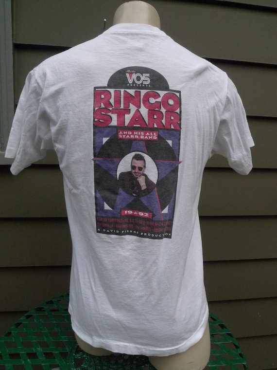 1992 Ringo Starr Single Stitch Concert Shirt * Men