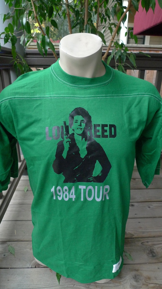 1984 Lou Reed Jersey Single Stitch Shirt (C) Licen