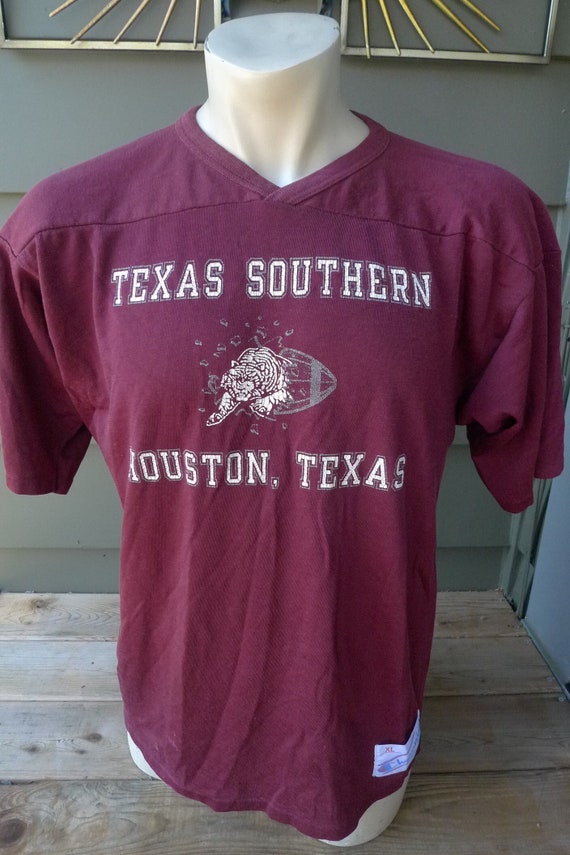 1970s Texas Southern (Houston) Single Stitch Footb