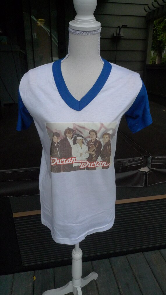 1980s Duran Duran Single Stitch Shirt (C) Duran Duran '83 * Size Women's S (36) View 2