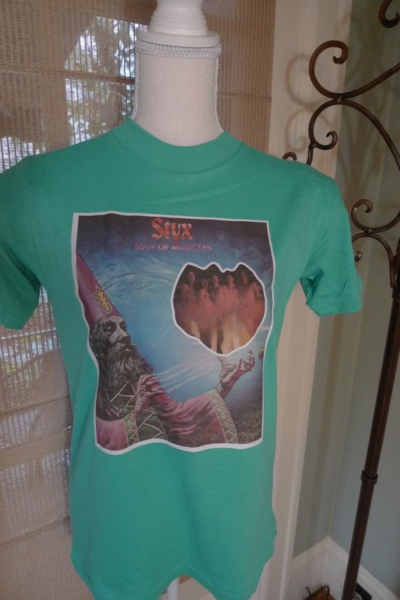 1975 Styx Man of Miracles Single Stitch Shirt (C) 