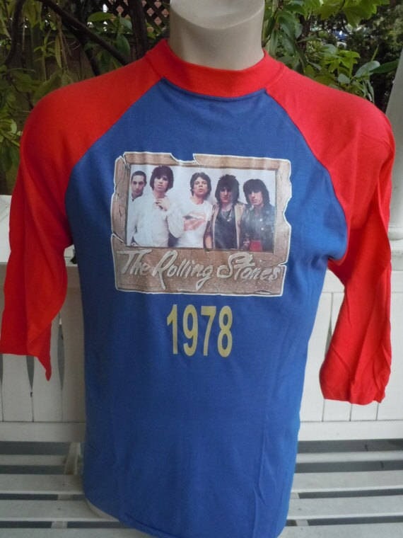 1978 Rolling Stones Single Stitch Shirt (C) Licen… - image 1