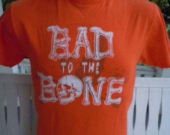 Size M (43) ** Bad To The Bone / George Thorogood Shirt (Single Sided)