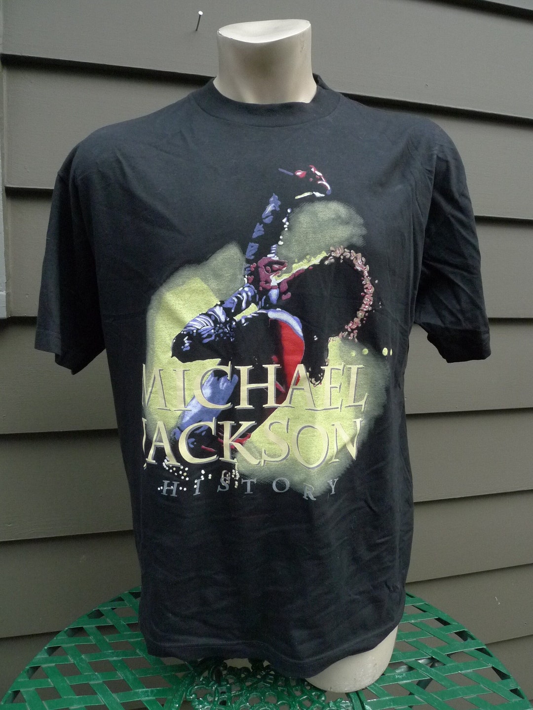 History Jackson Michael マイケルジャクソンヒストリーツアーTシャツ World eBay | T-Shirt Tour ミュージシャン