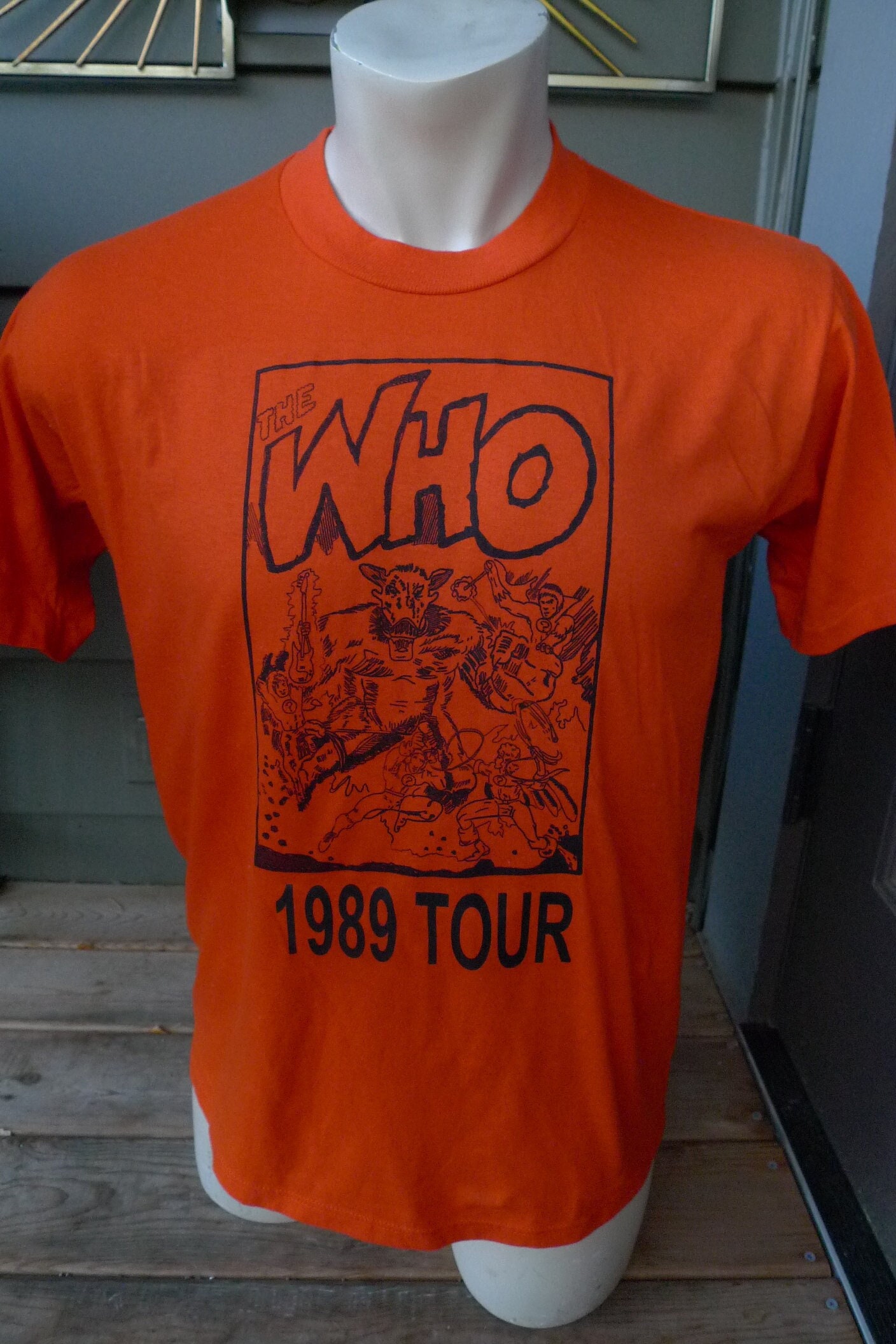 Size L (46) ** Dated 1989 the Who Shirt (single Sided) (single
