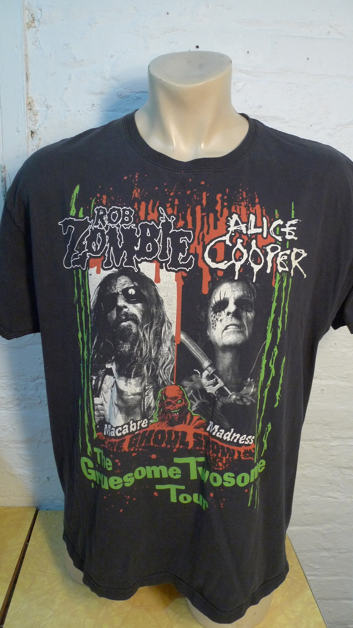 Size XL 48 Rob Zombie / Alice Cooper Concert Shirt Etsy