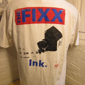 Size XL 48 1991 the Fixx Concert Shirt double Sided - Etsy