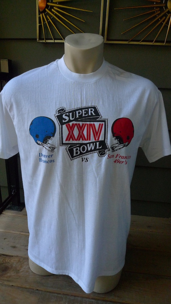 1990 Super Bowl 24 Single Stitch Shirt (San Franci