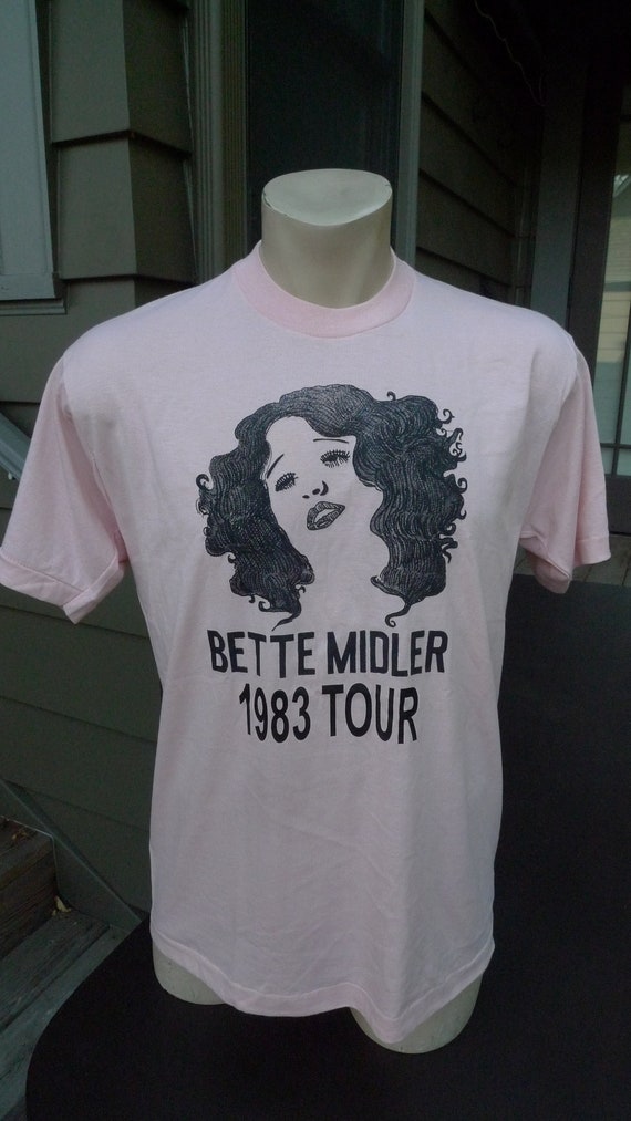 Size XL (48) ** 1983 Bette Midler Shirt (Single Si