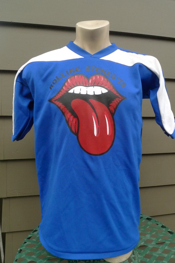 1975 Rolling Stones Single Stitch Jersey * Size X… - image 1