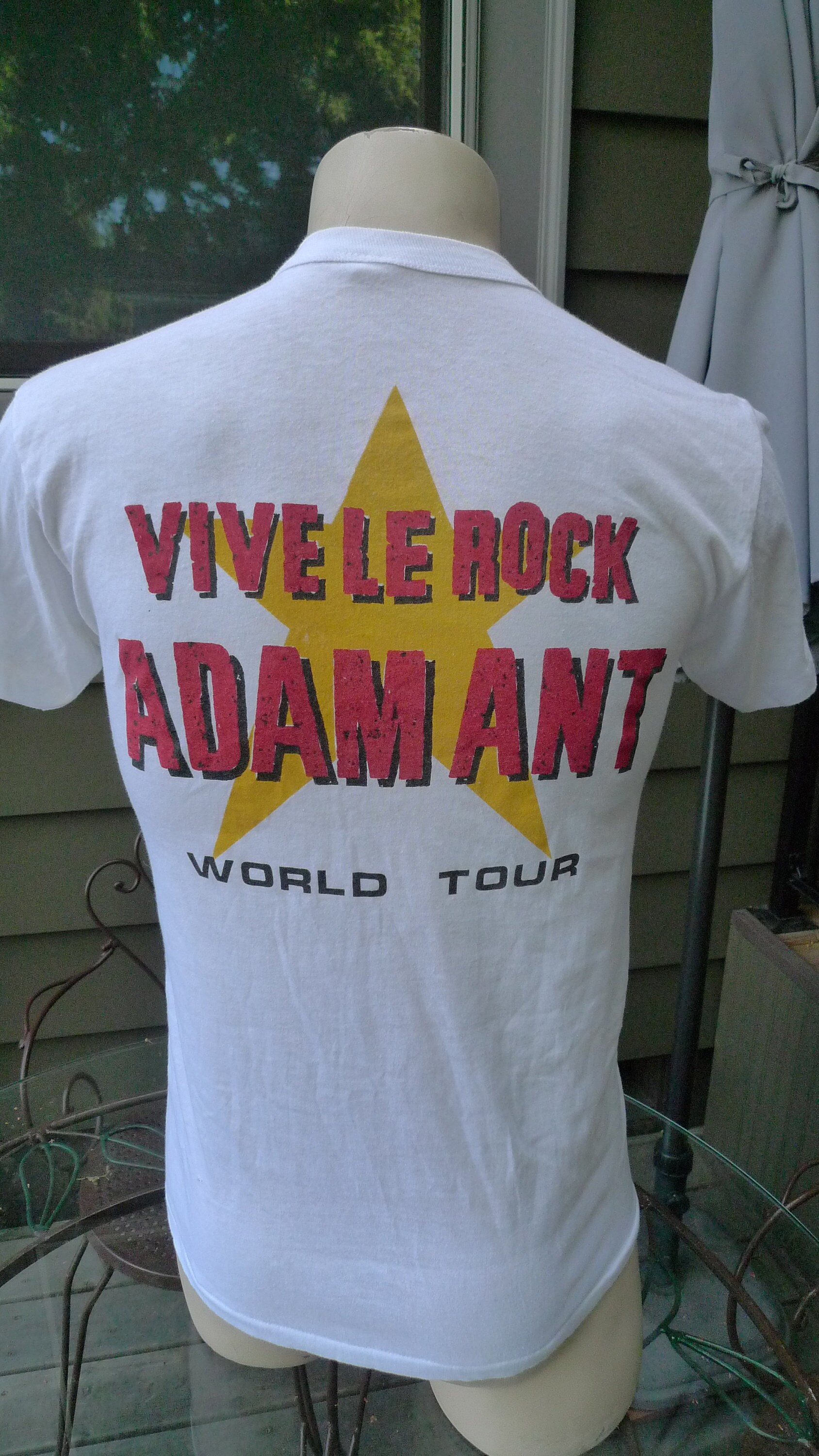 Buy 1985 Adam Ant Concert Single Stitch Shirt * Mens Medium (41
