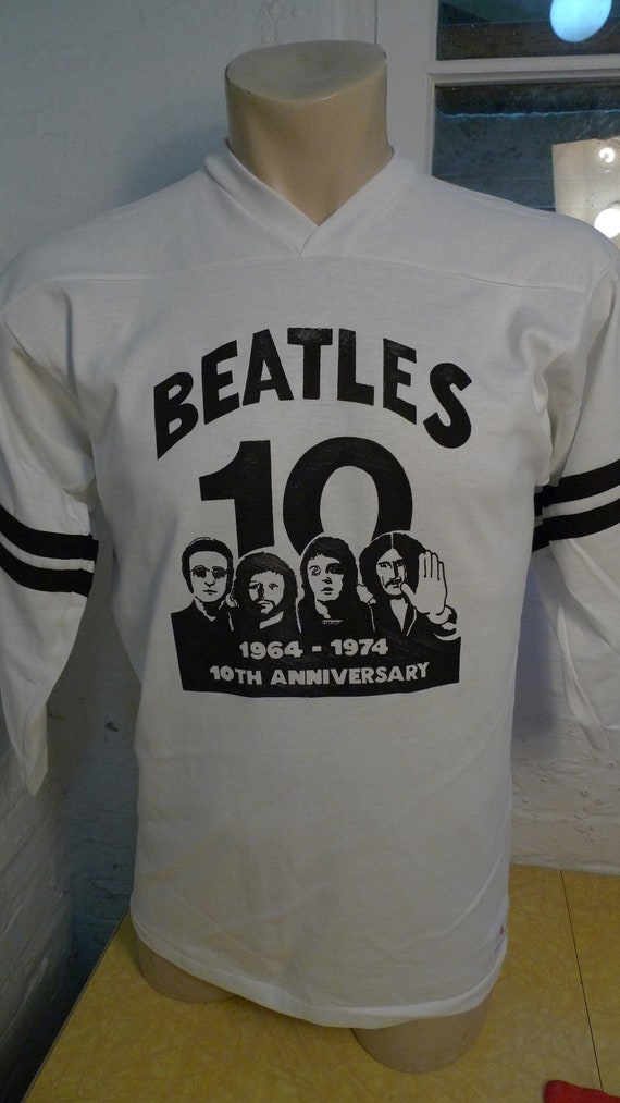 1974 Beatles Jersey Single Stitch Shirt (C) Licens