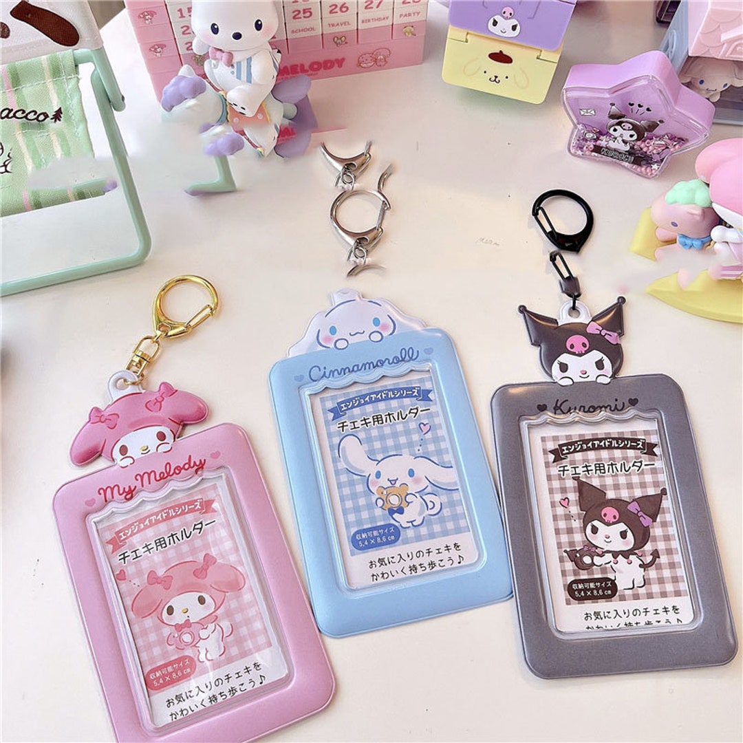 Cute Card Holder Kawaii Card Holder Adorable Keychain ID Etsy