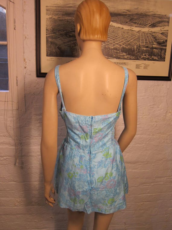 Bust:  up to 38" ** Attractive 1950s Rayon / Cott… - image 2
