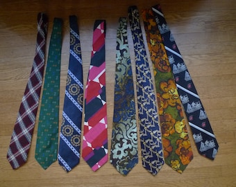 Groovy 1970s Ties -- You Pick -- One Price