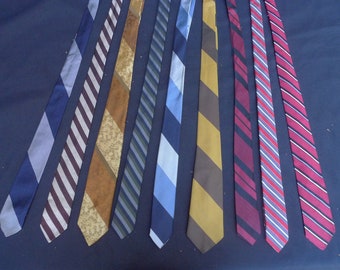 Rockabilly Late 1950s Ties -- You Pick -- One Low Price to Ship As Many Ties As You Want