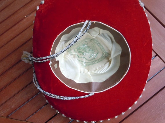 Size 7 ** Great 1960s-70s Fancy Mohair Velvet Mex… - image 5