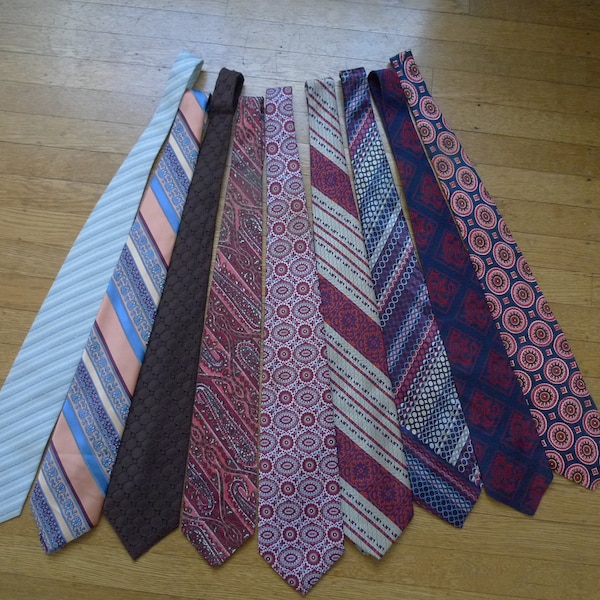 Groovy 1970s Ties -- You Pick -- One Price